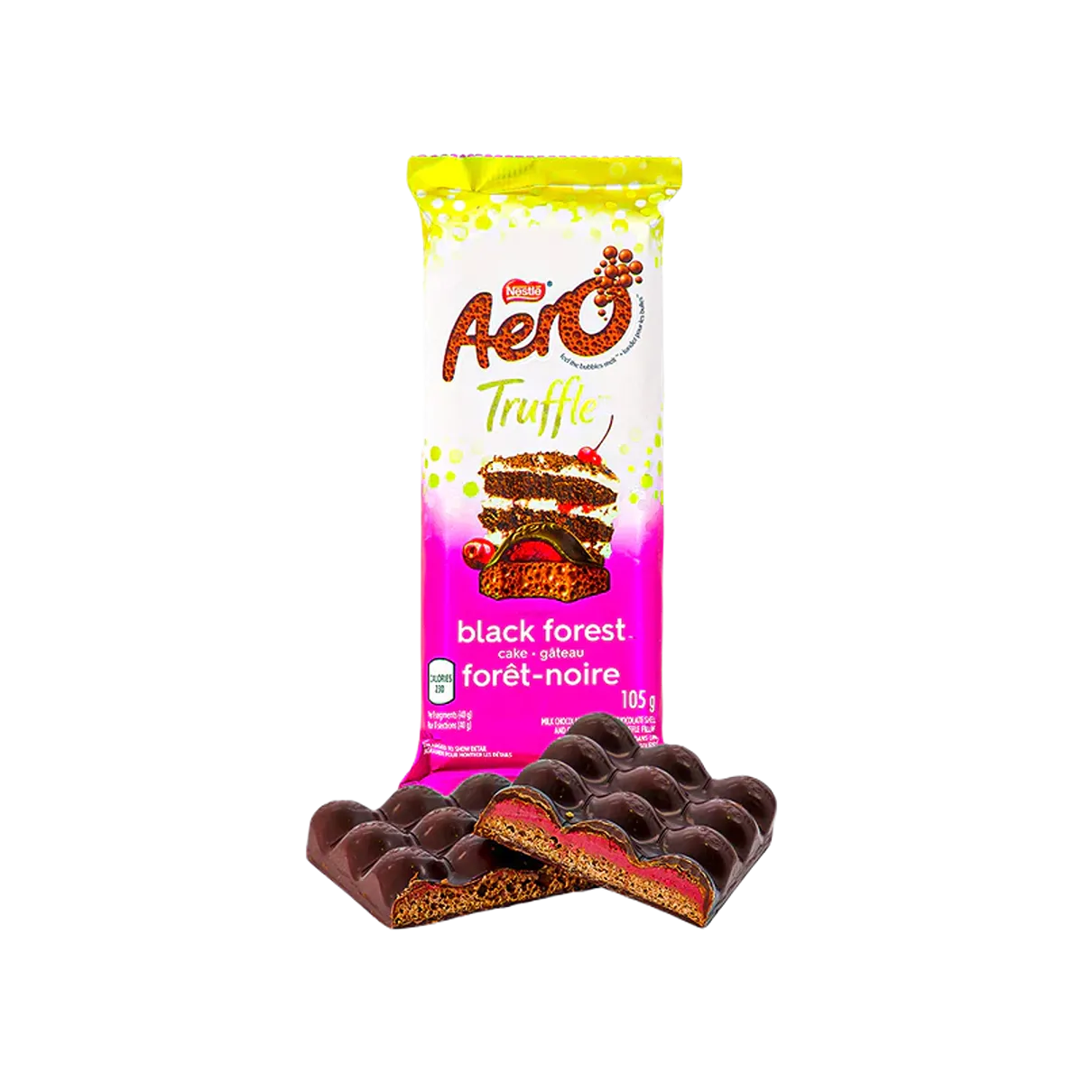 Nestle Aero Truffle Black Forest Chocolate Bar 105g