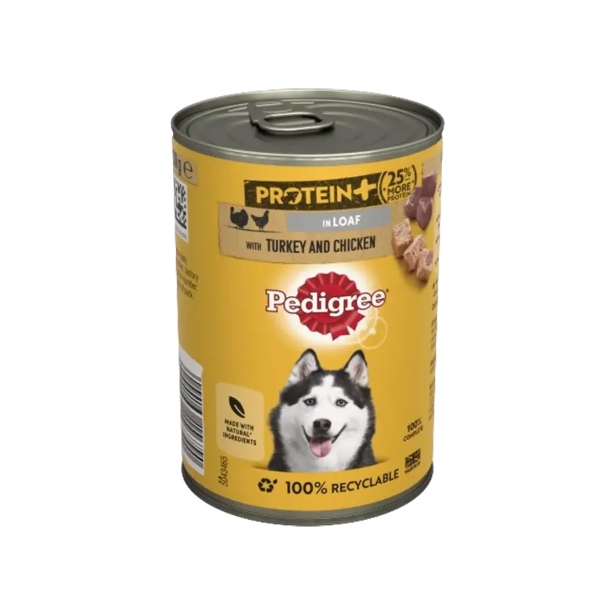 Pedigree Dog Food Tin In Loaf With Chicken 400G