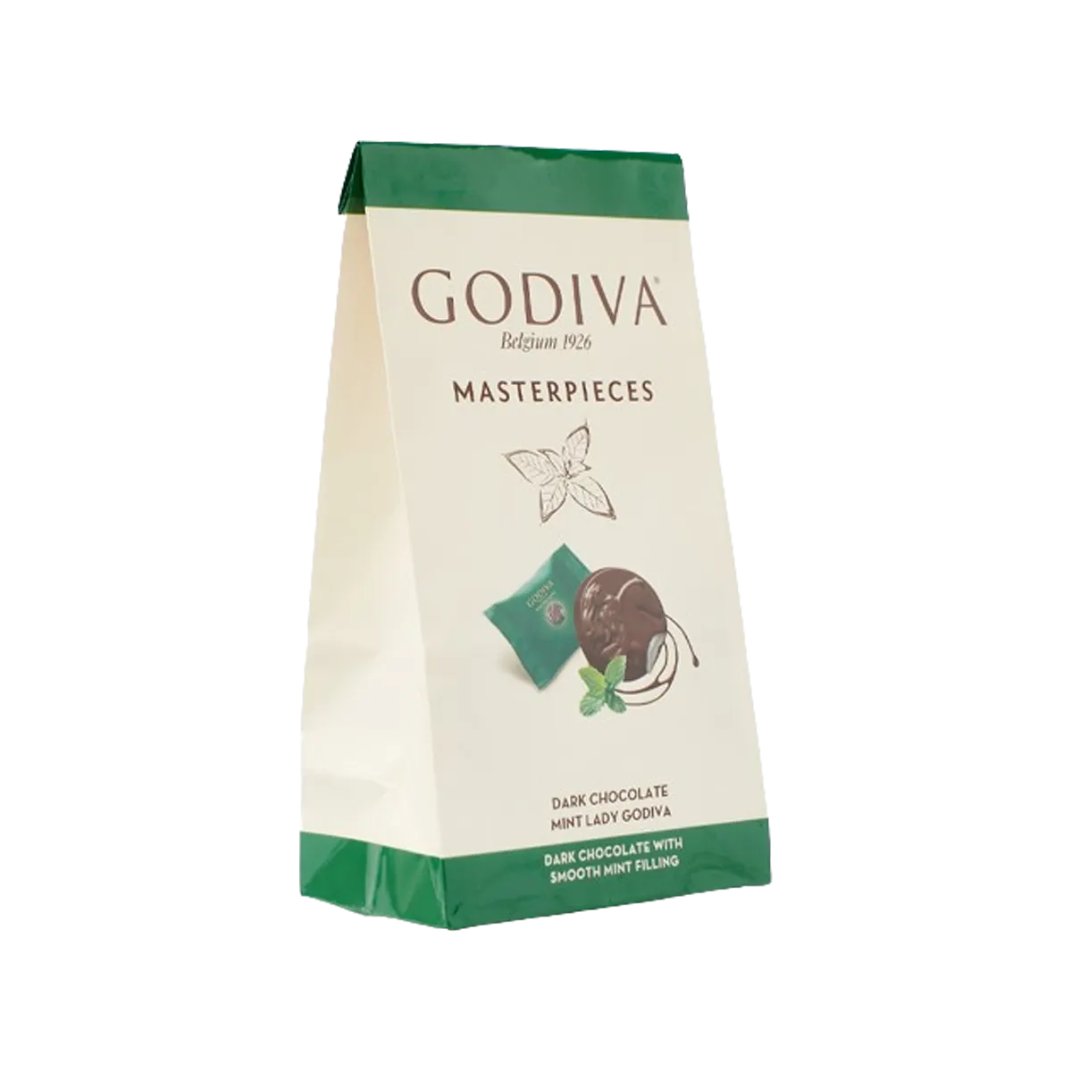 Godiva Belgian Dark Chocolate Mint Lady Godiva 115g