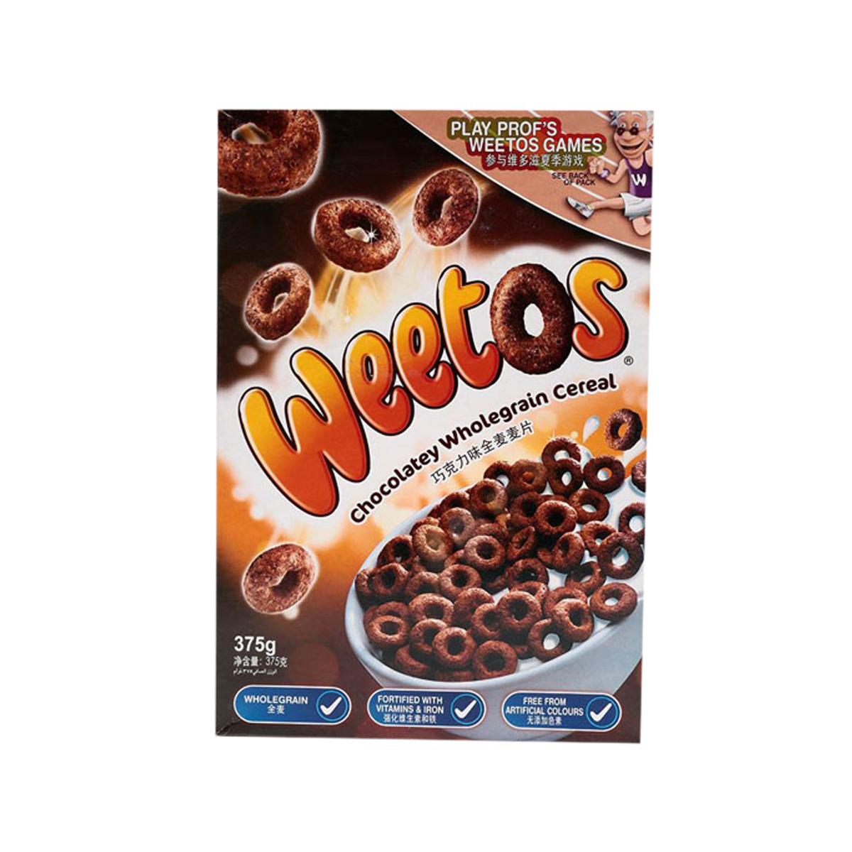 Weetos Chocolatey Wholegrain Cereal 375g