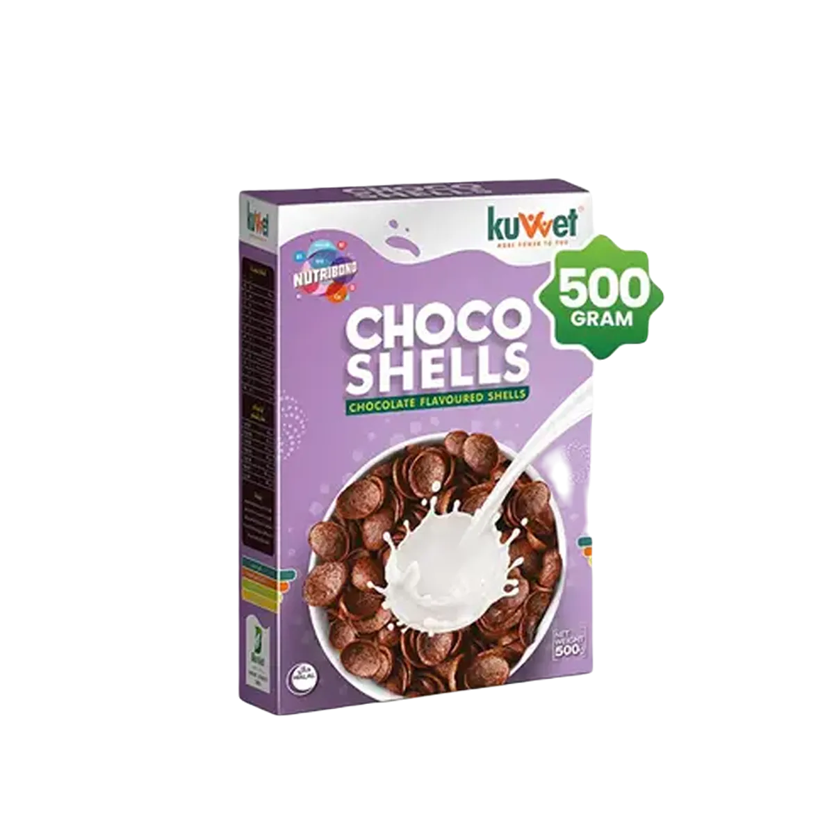 Kuvvet Choco Shells Chocolate Flavoured Shells 500 gm