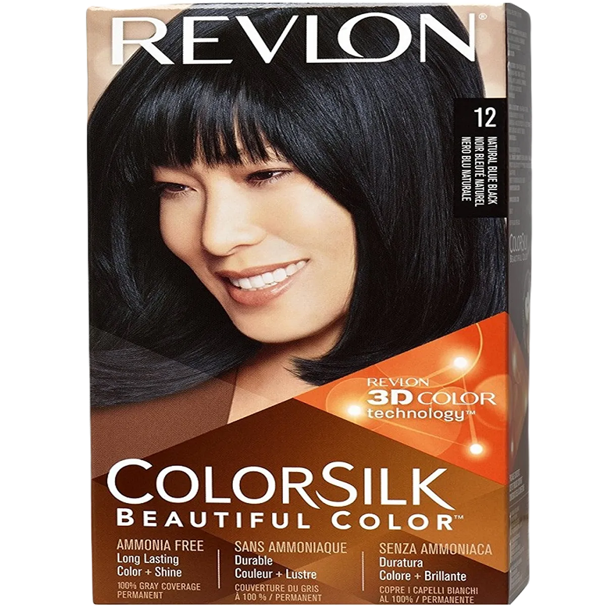 Revlon Hair Color Natural Blue Black 12