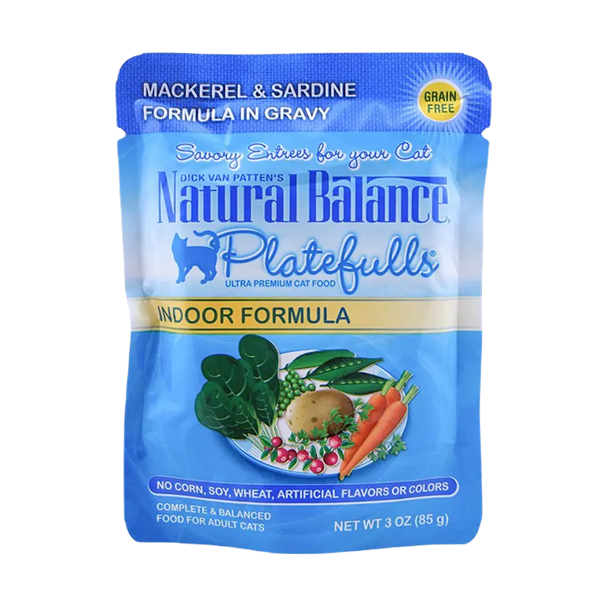 Natural Balance Cat Pouch Indoor mackerel 85g