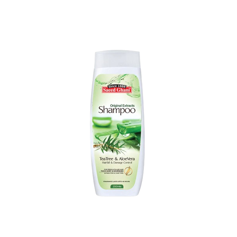 Saeed Ghani Tea Tree & Aloevera Shampoo 200ml