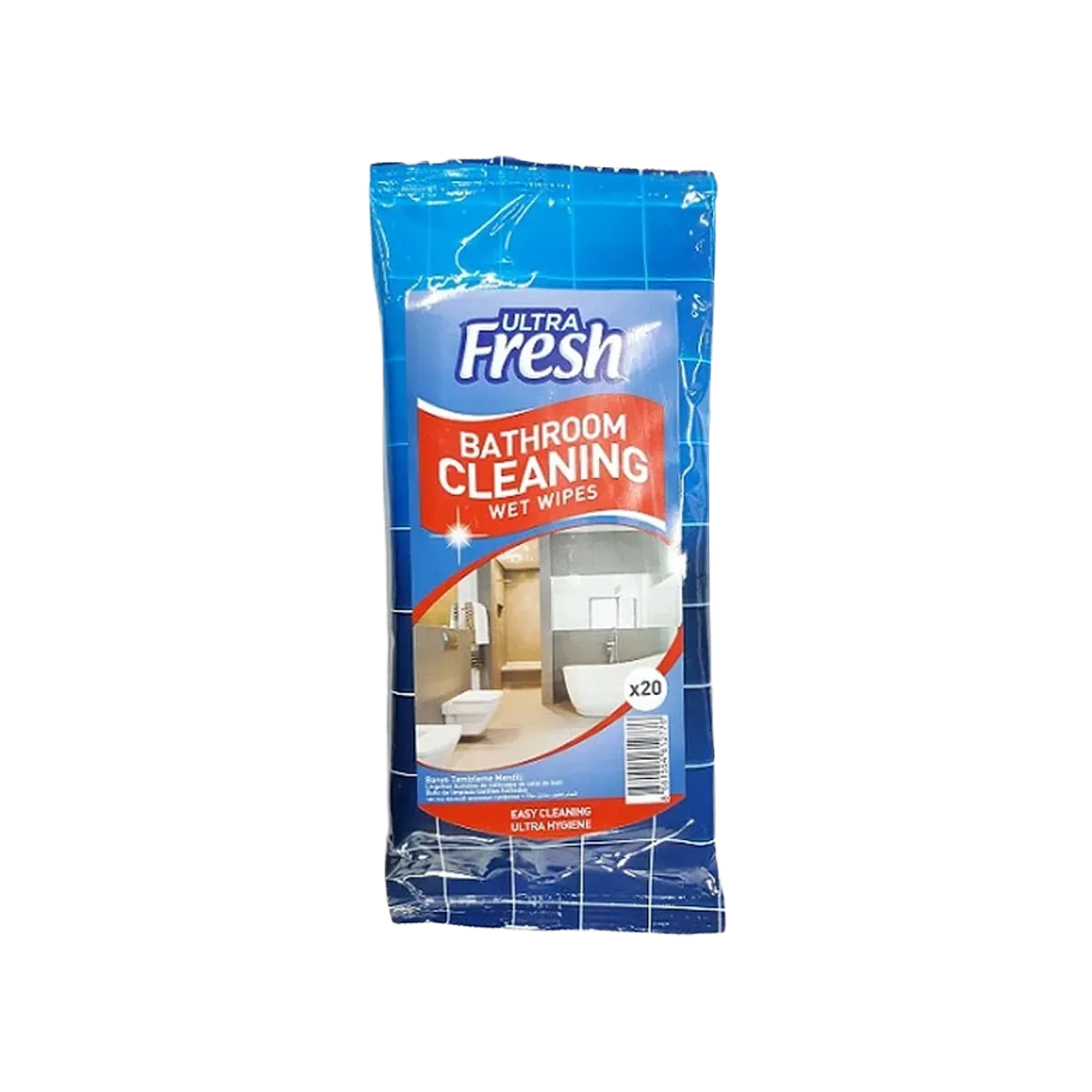 Ultra Fresh Bathroom Cleaning Wet Wipes 20ks