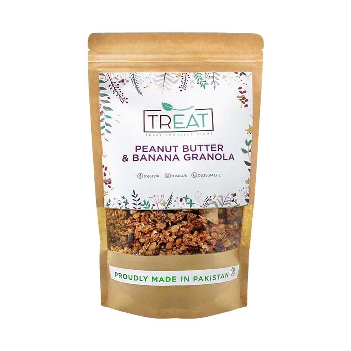 Treat Granola Peanut Butter Banana 360g