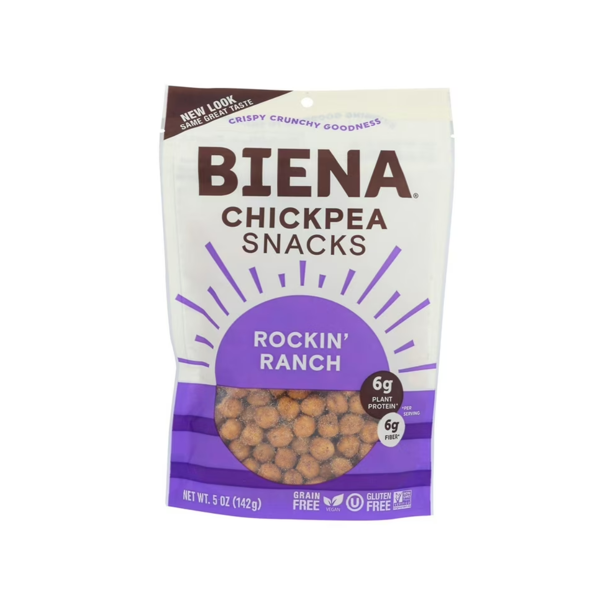 Biena, Chickpea Snacks Rockin' Ranch, Case Of 8, 5 oz