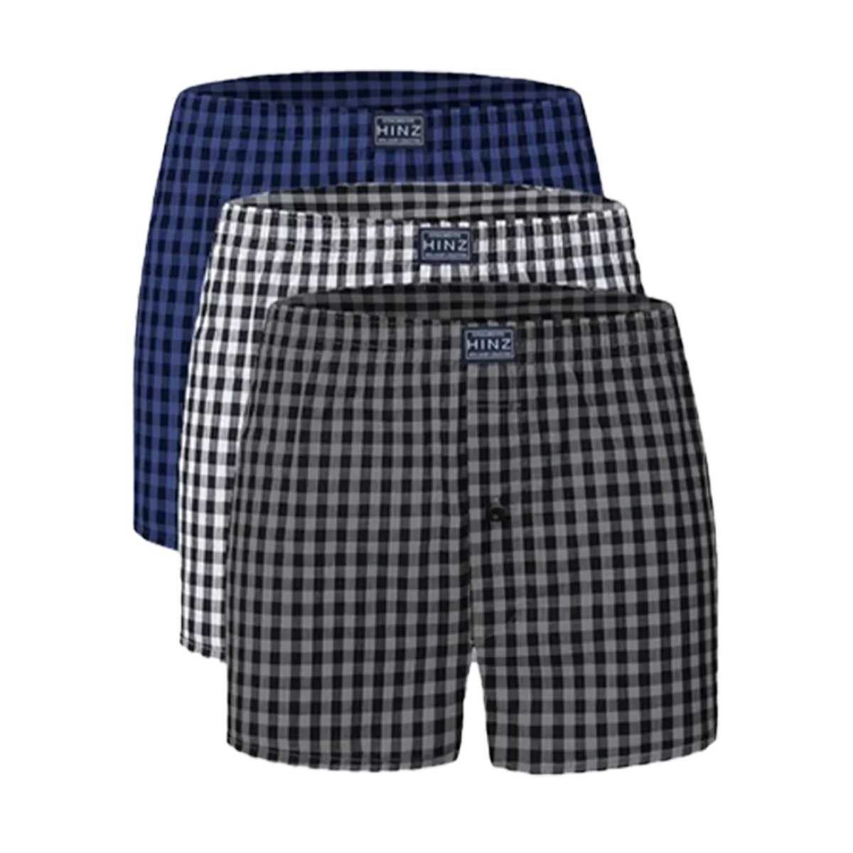 The Collection 3 Pack Assorted Checked Boxers Colour: Multi Size: