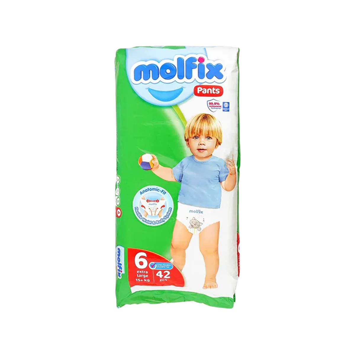 MOLFIX PANTS EXTRA LARGE6+42 PCE