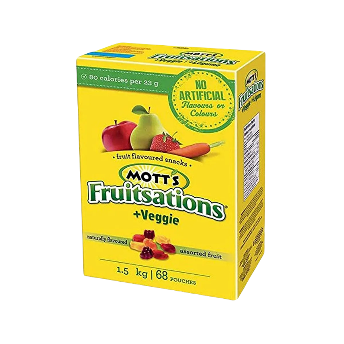MOTTS Fruit Flavoured Snacks Fruitsations Plus Veggie Assorted Fruit