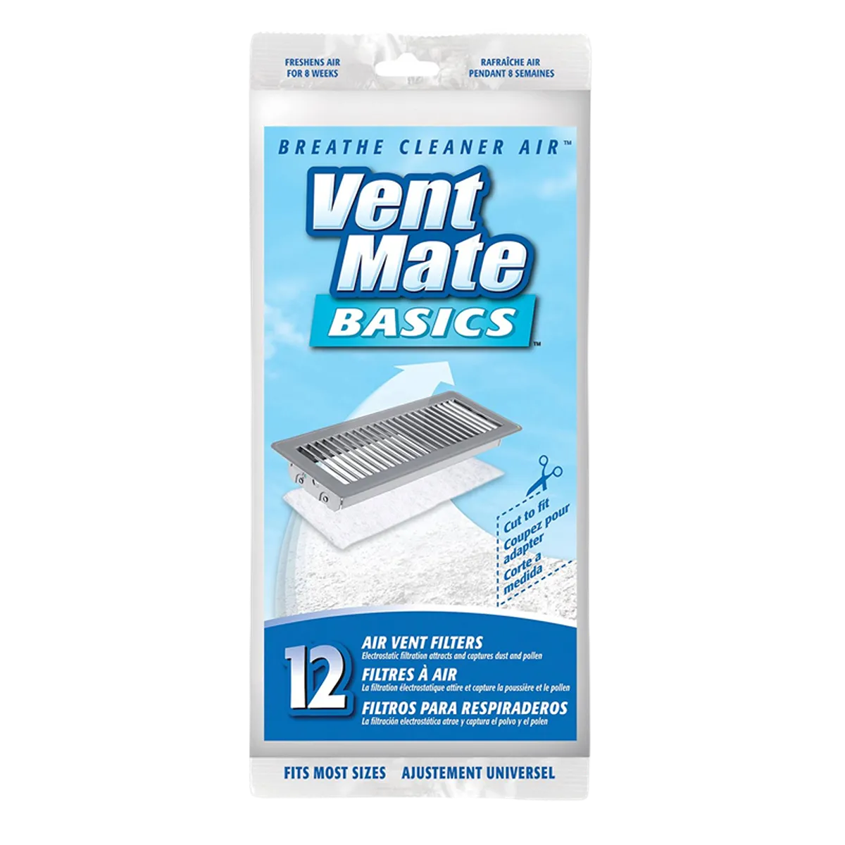 Vent Mate Cat & Dog Access (Breathe Cleaner Air, Wellness Pack,8 Filters)