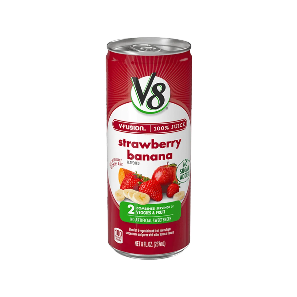 V8 V-Fusion Strawberry Banana 100% Juice