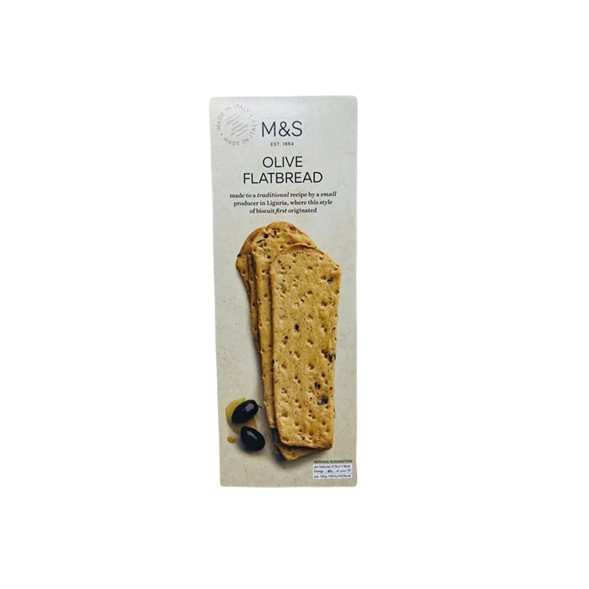 Marks & Spencer Olive Flatbread 150g