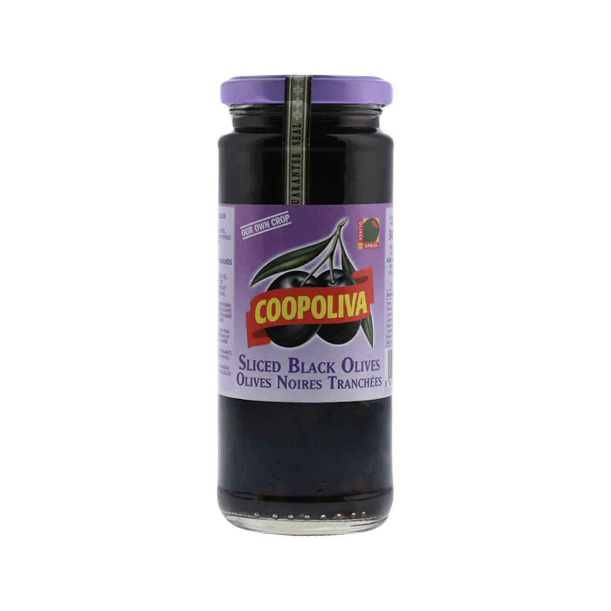 Coopoliva Slice Black Olive 345g