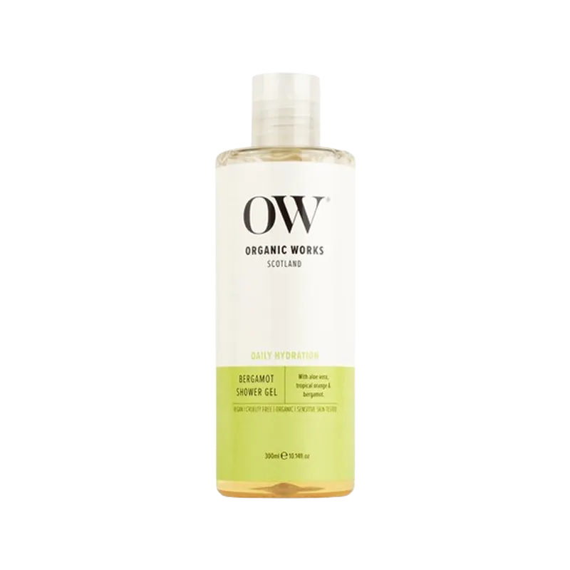 Organic Works Bergamot Shower Gel, 300 ml