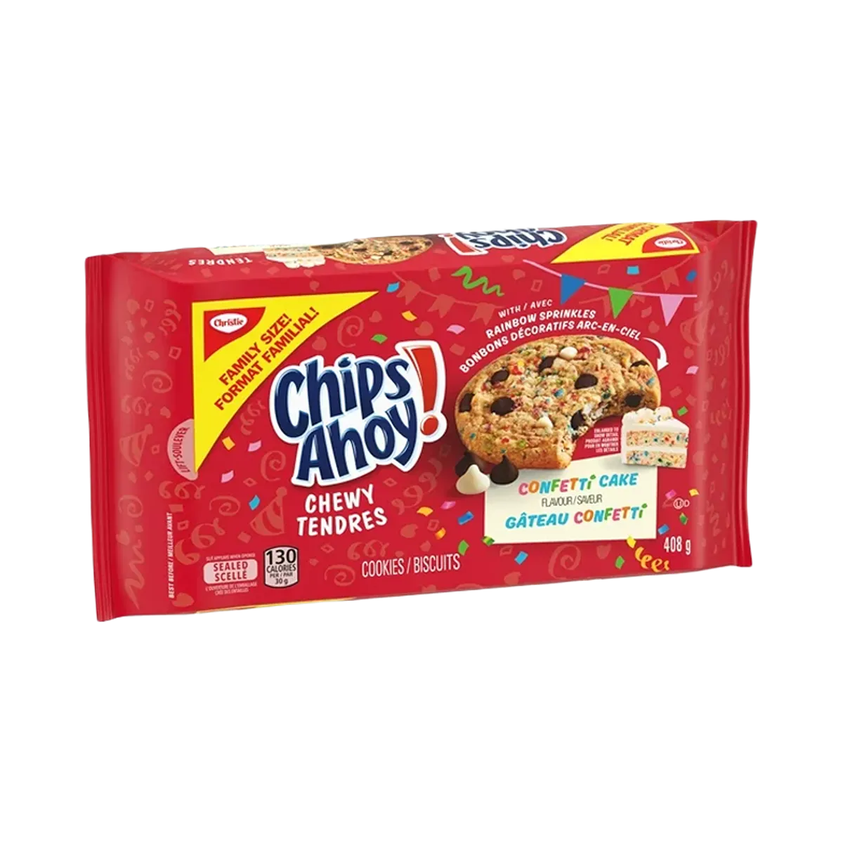 E-CHIPS AHOY Confetti Cake Chewy Cookies 408g