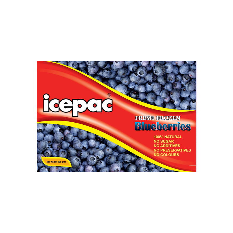 Icepac Frozen Blueberries 300 Grams