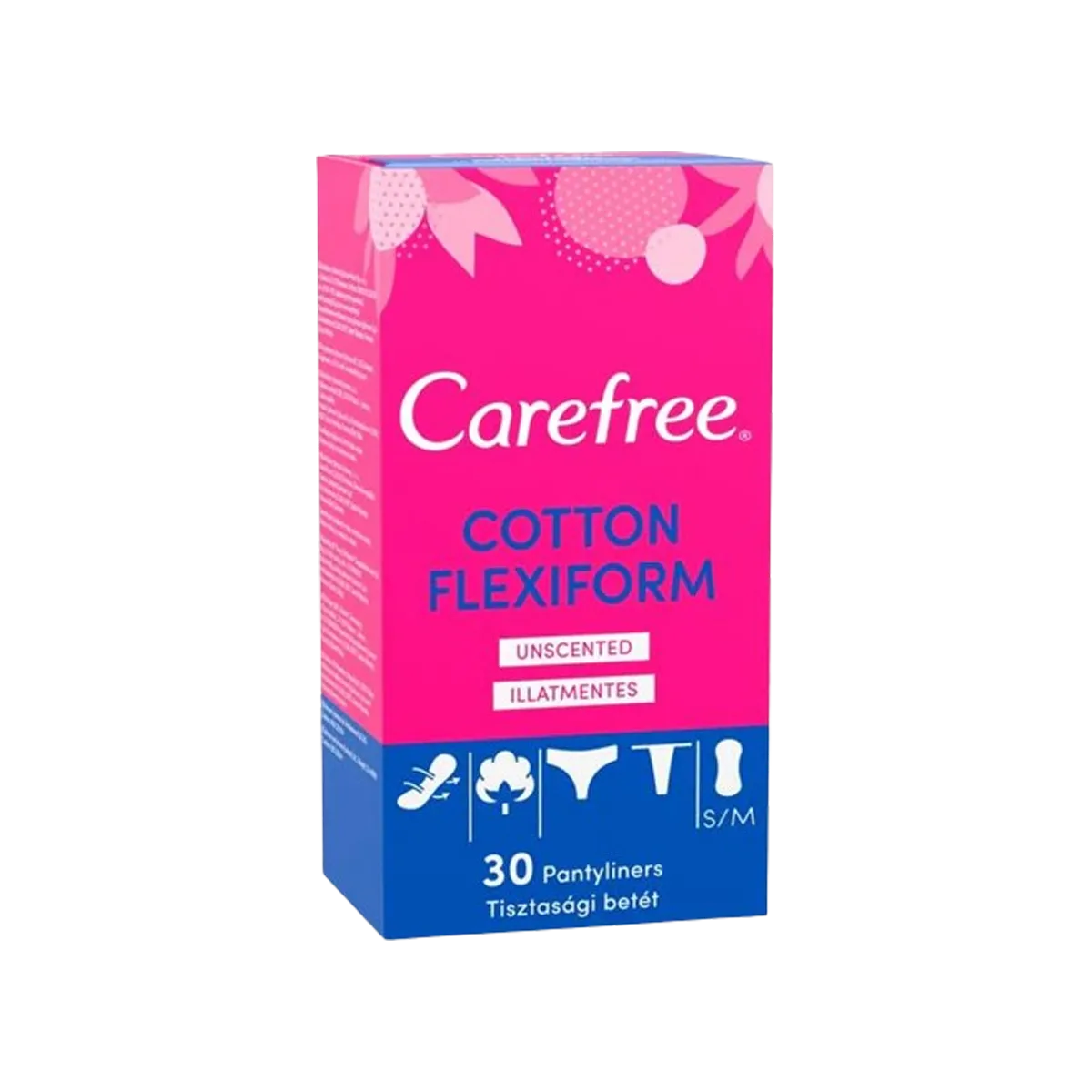 Carefree Cotton Flexiform Unscented 30 Liner