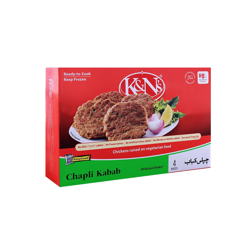 KNN Food Chapli Kabab 4 Pcs 300g