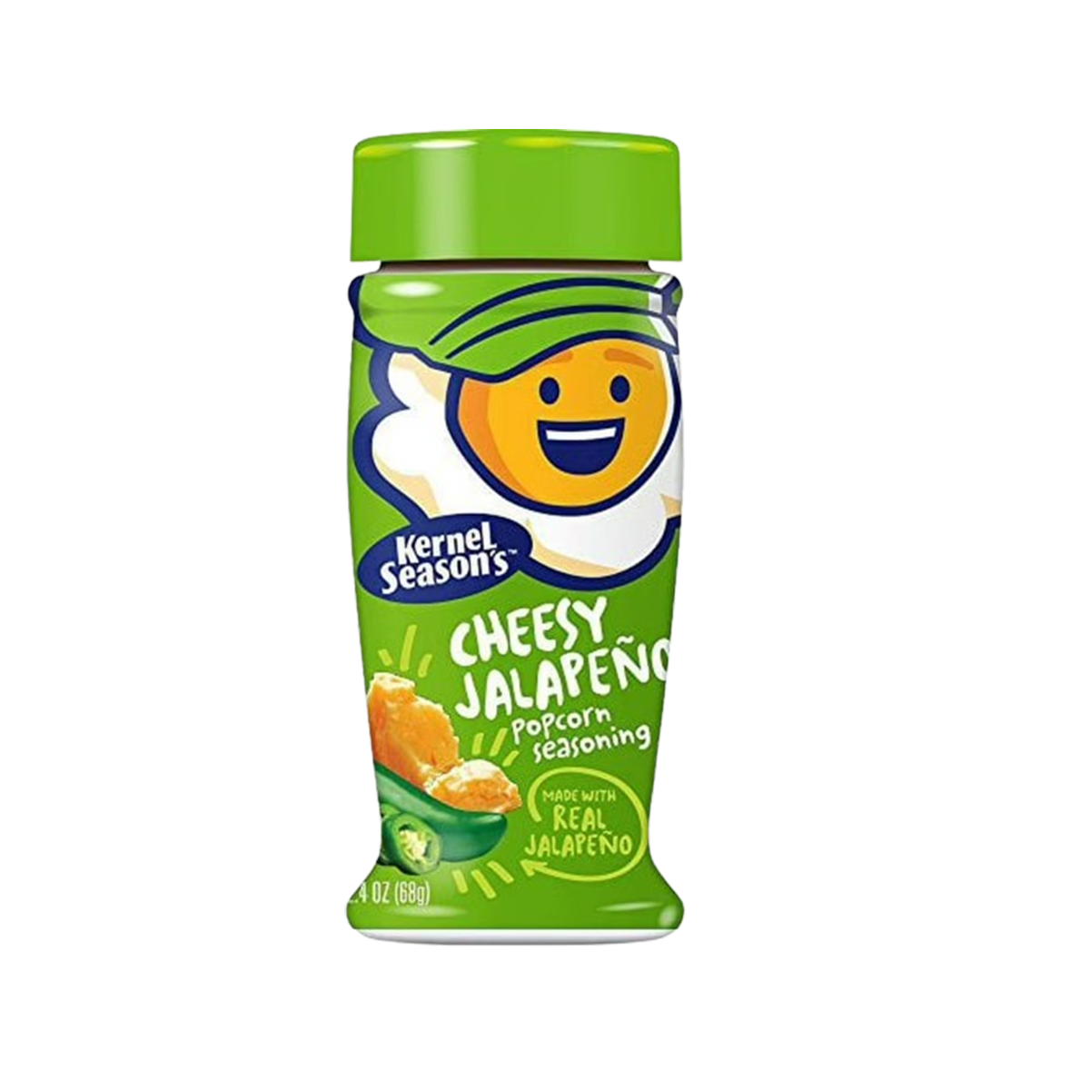 Kernel Seasons, Popcorn Seasoning Cheesy Jalapeno, Case Of 6, 2.4 oz