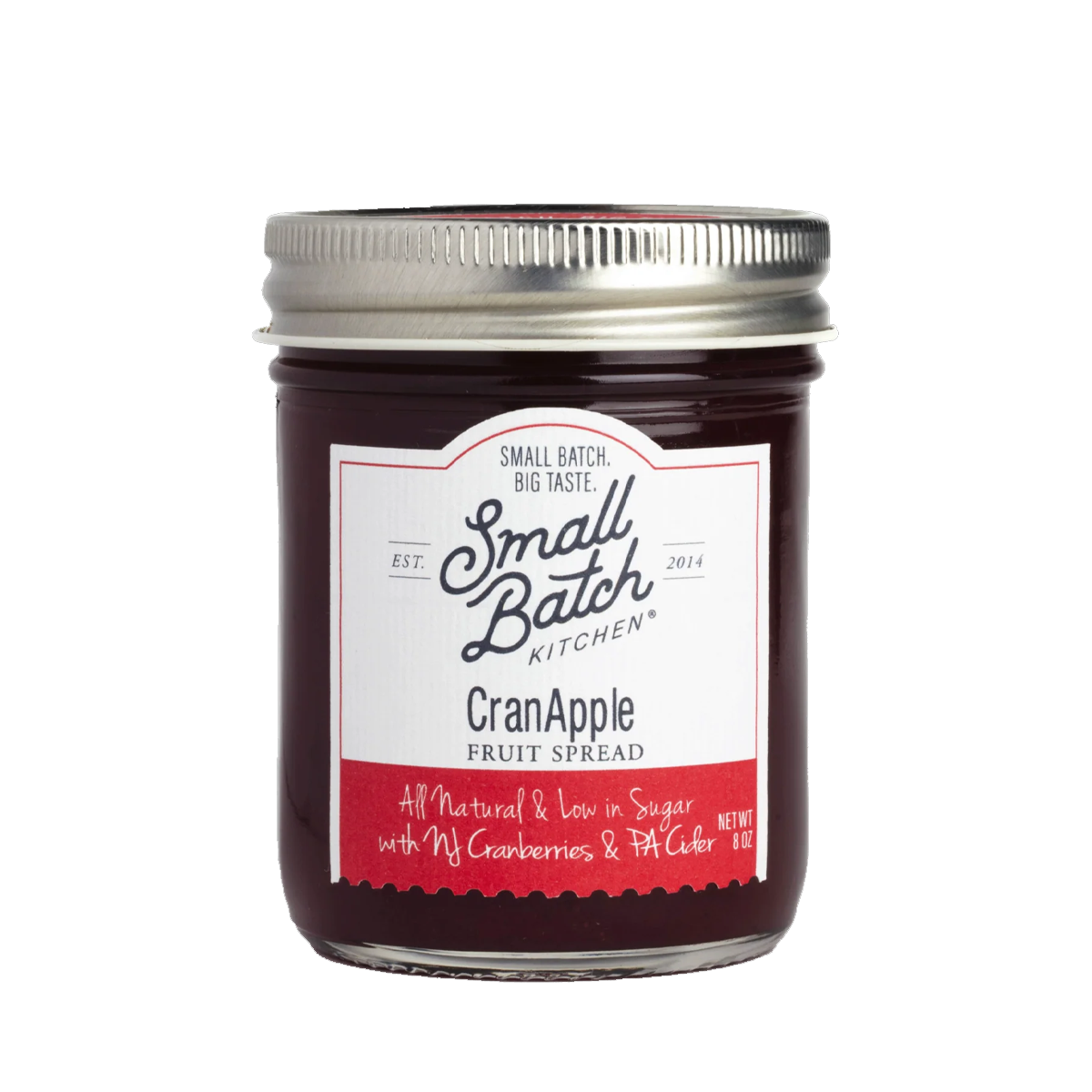 Small Batch Kitchen, CranApple Seasonal Fruit Spread - Case of 6 - 8 OZ