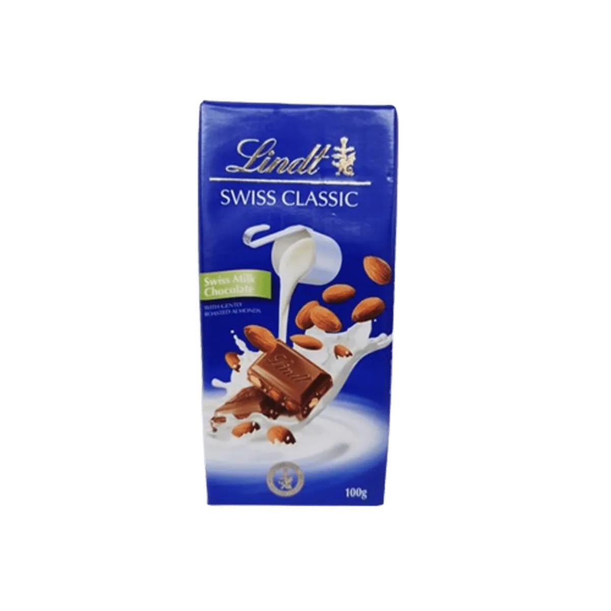 Lindt Swiss Classic Milk Chocolate with Gently Roasted Almonds