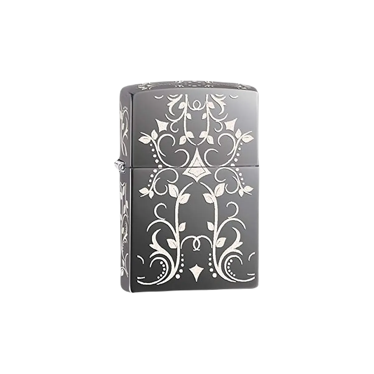 Zippo Lighter Filigree Pattern Black Ice 28833 150