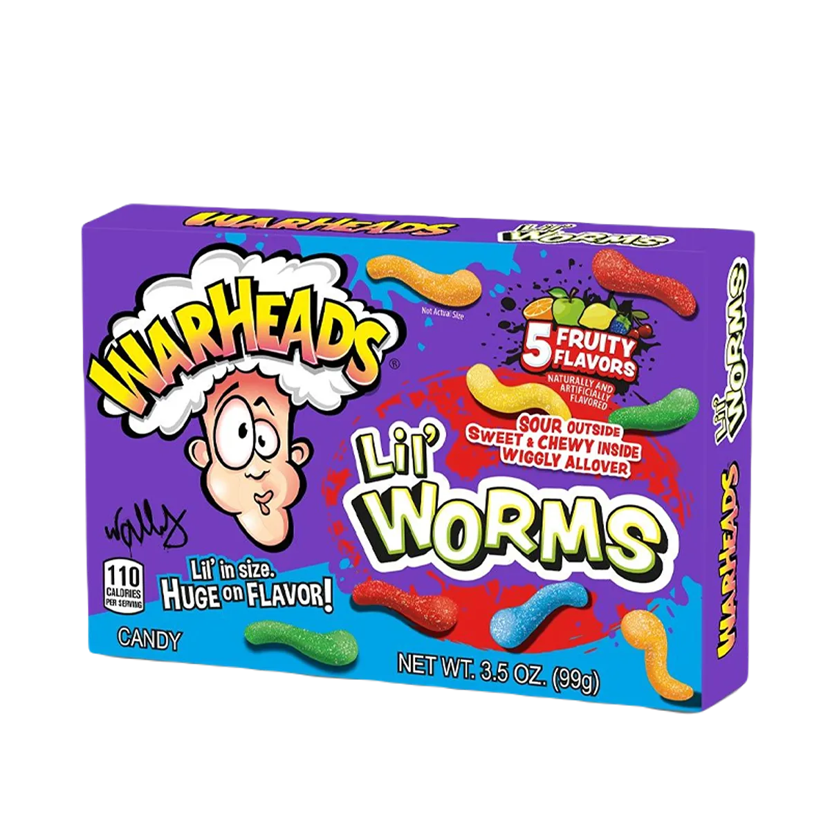 Warheads Lil Worms Box 99g