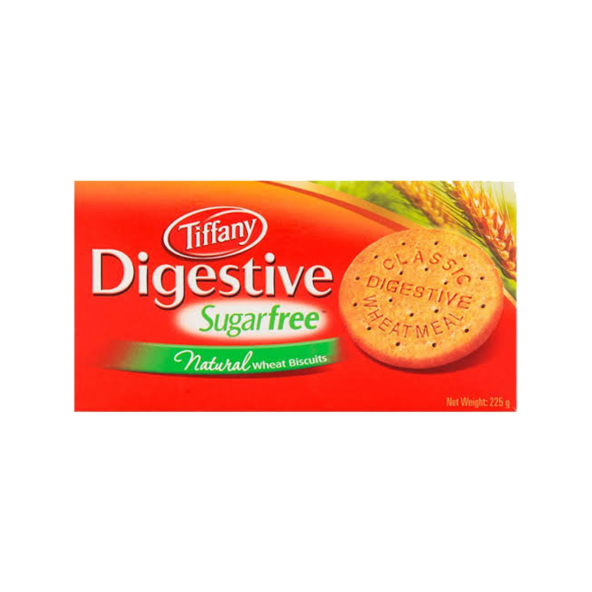 Tiffany Digestive Natural Sugar Free 225g
