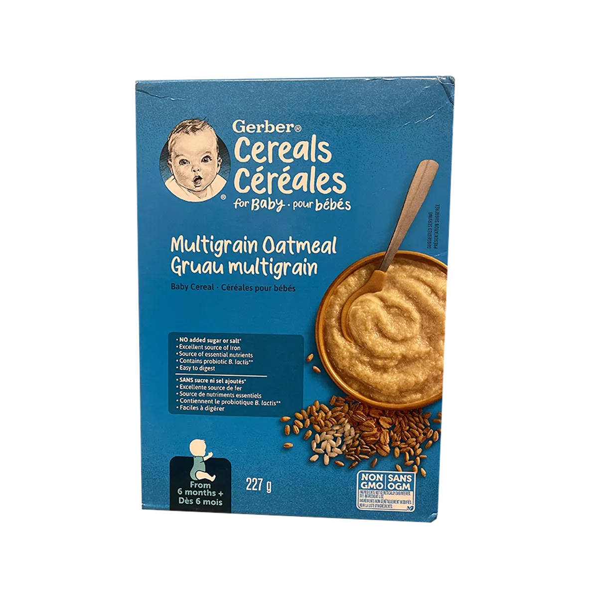 Gerber Cereal Multigrain Oatmeal 227g