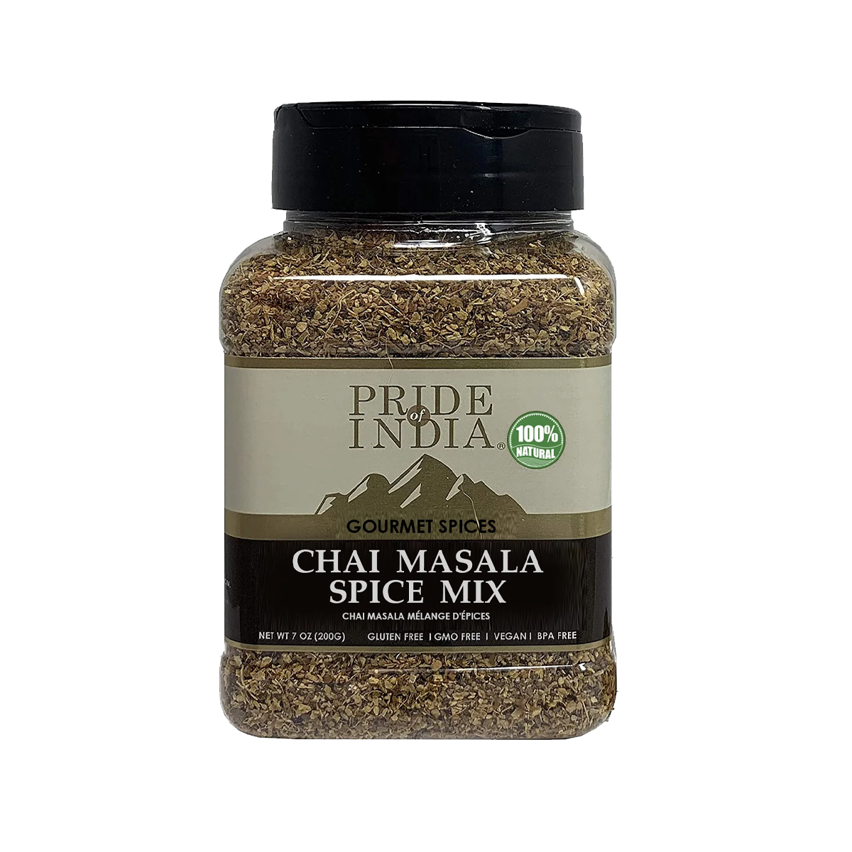 PRIDE OF INDIA Chai Masala Mulling Spice Mix - Case of 6 - 7 oz