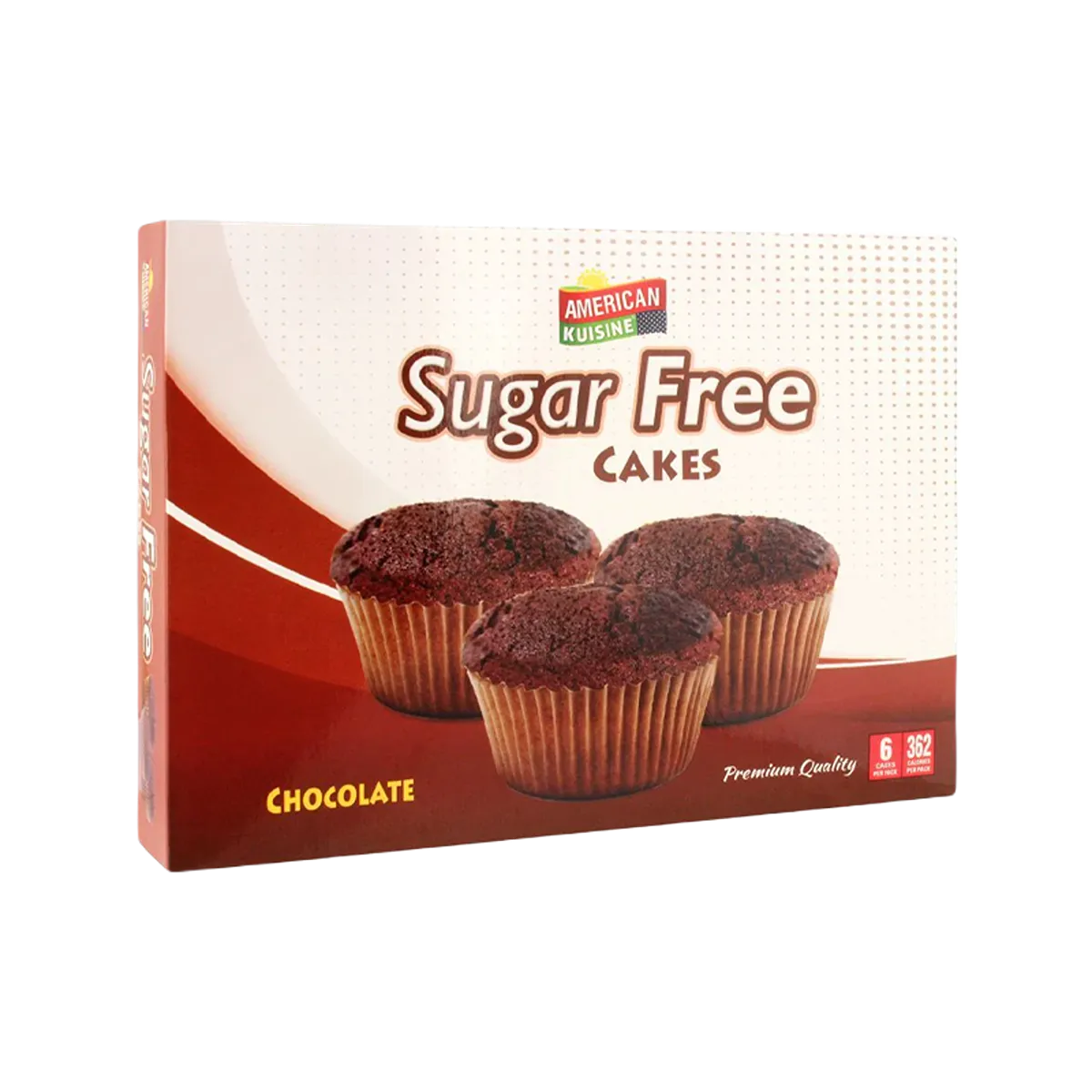 American Kuisine Sugar Free 06 Cup Cakes Chocolate