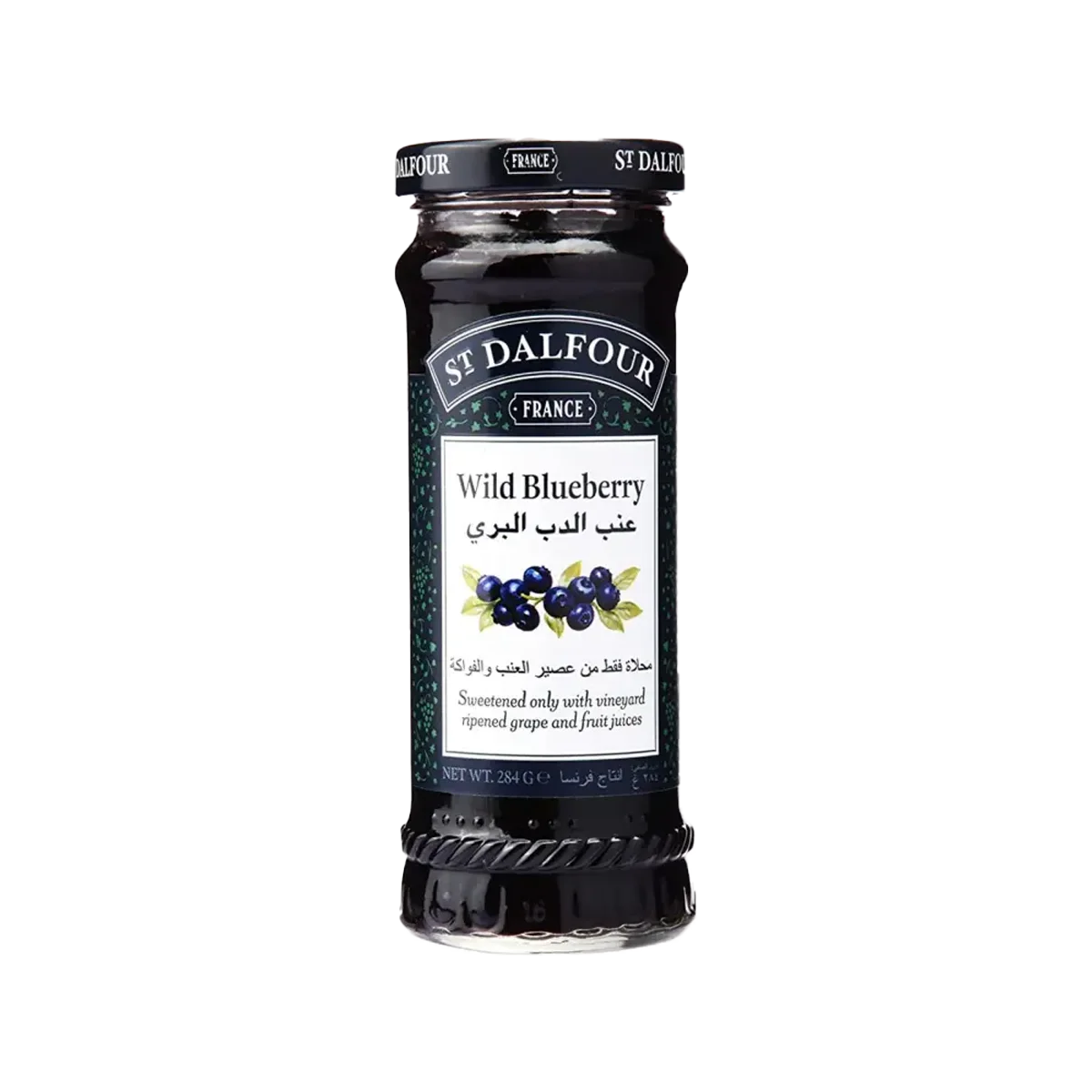St Dalfour Jam Wild Blueberry 284g