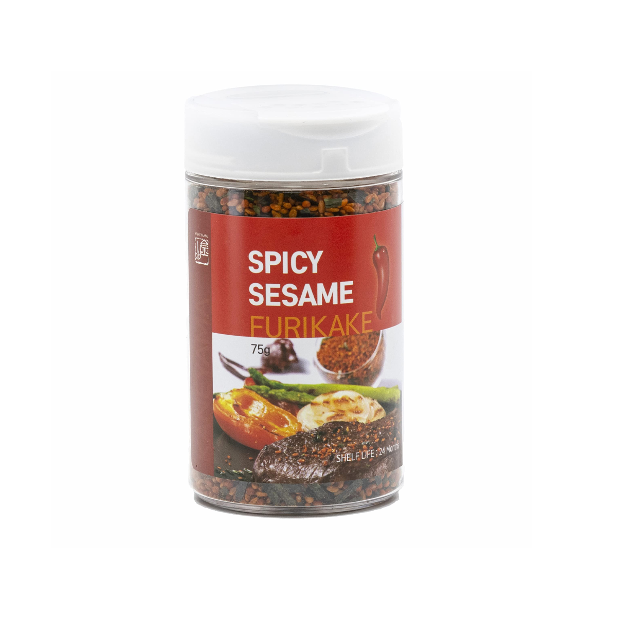 Kaneyama Furikake Asian Seasoning Spicy Sesame - Case of 96 - 2.65 oz
