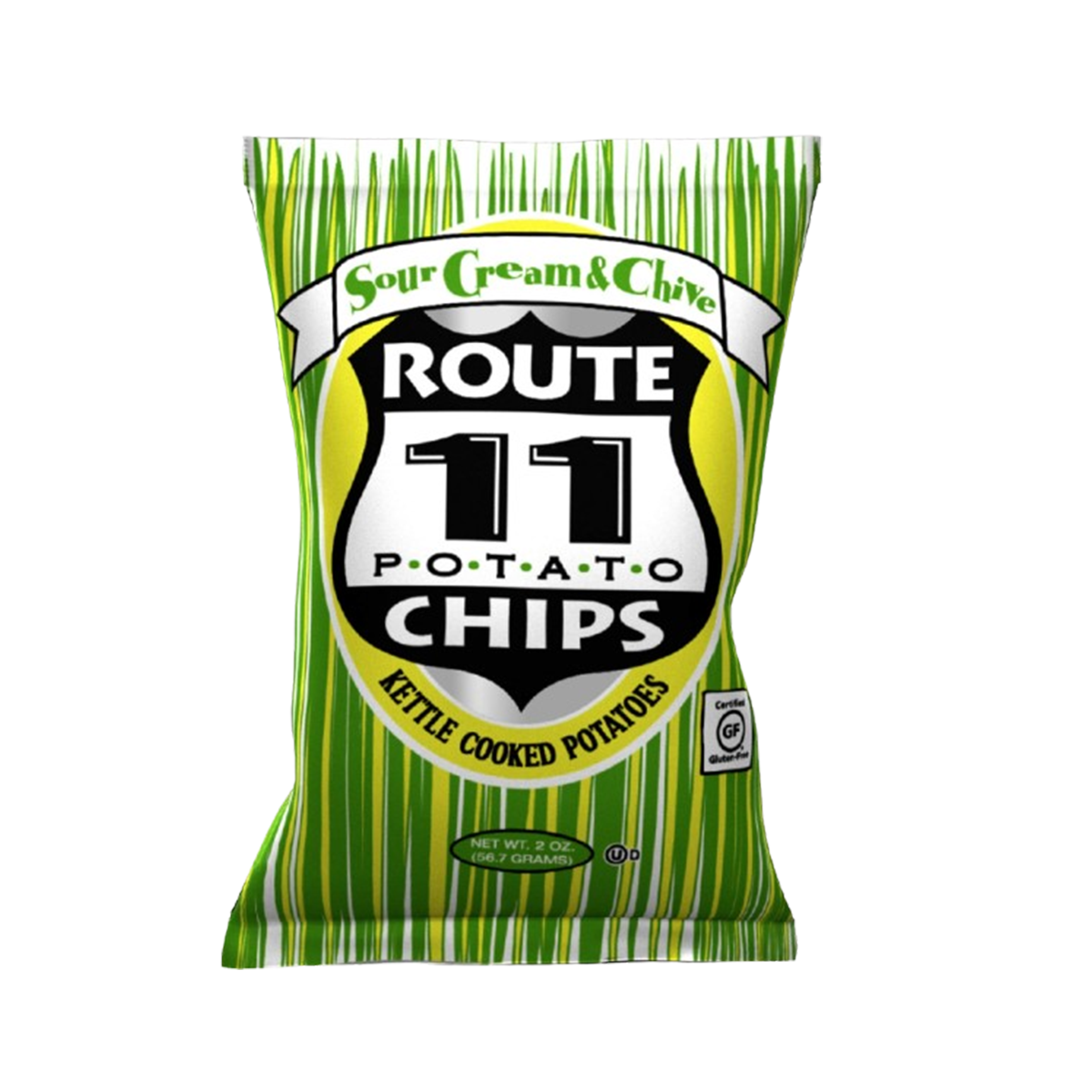Route 11, Potato Chips Sour Cream & Chive, Case Of 30, 2 oz