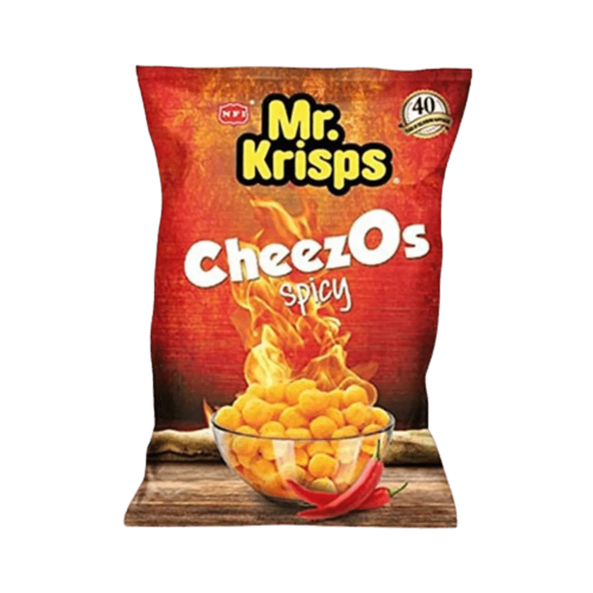 Mr.Krisps Chips Cheeszos Spicy 80g