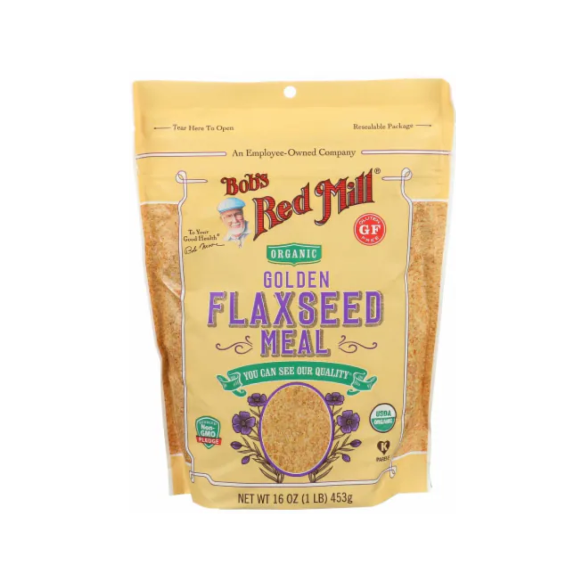 Bob's Red Mill, Organic Flaxseed Meal Golden, Case Of 4, 16 oz