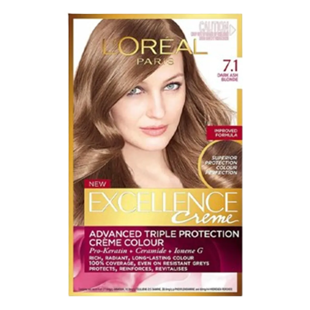 Loreal Excellence Hair Color Light Blonde 7.1