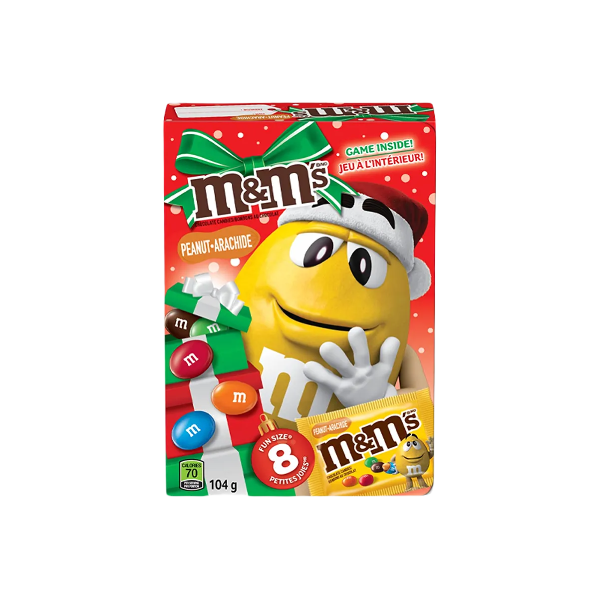 M&Ms Christmas Peanut Milk Chocolate Holiday Storybook 104g