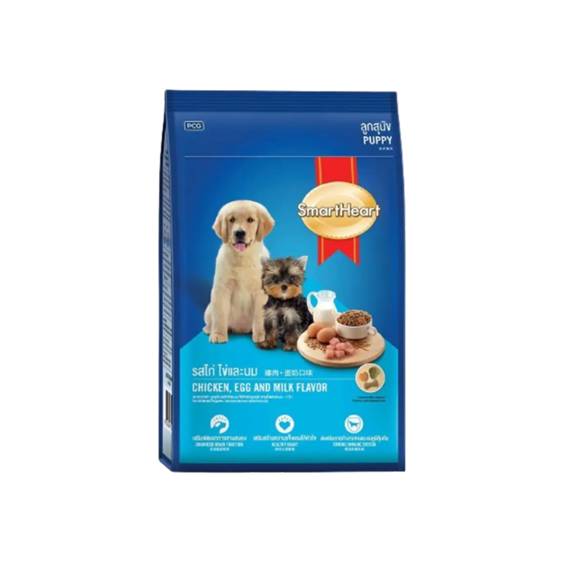 Smart Heart Puppy Chicken Egg And Milk Flavour 1.5 Kg