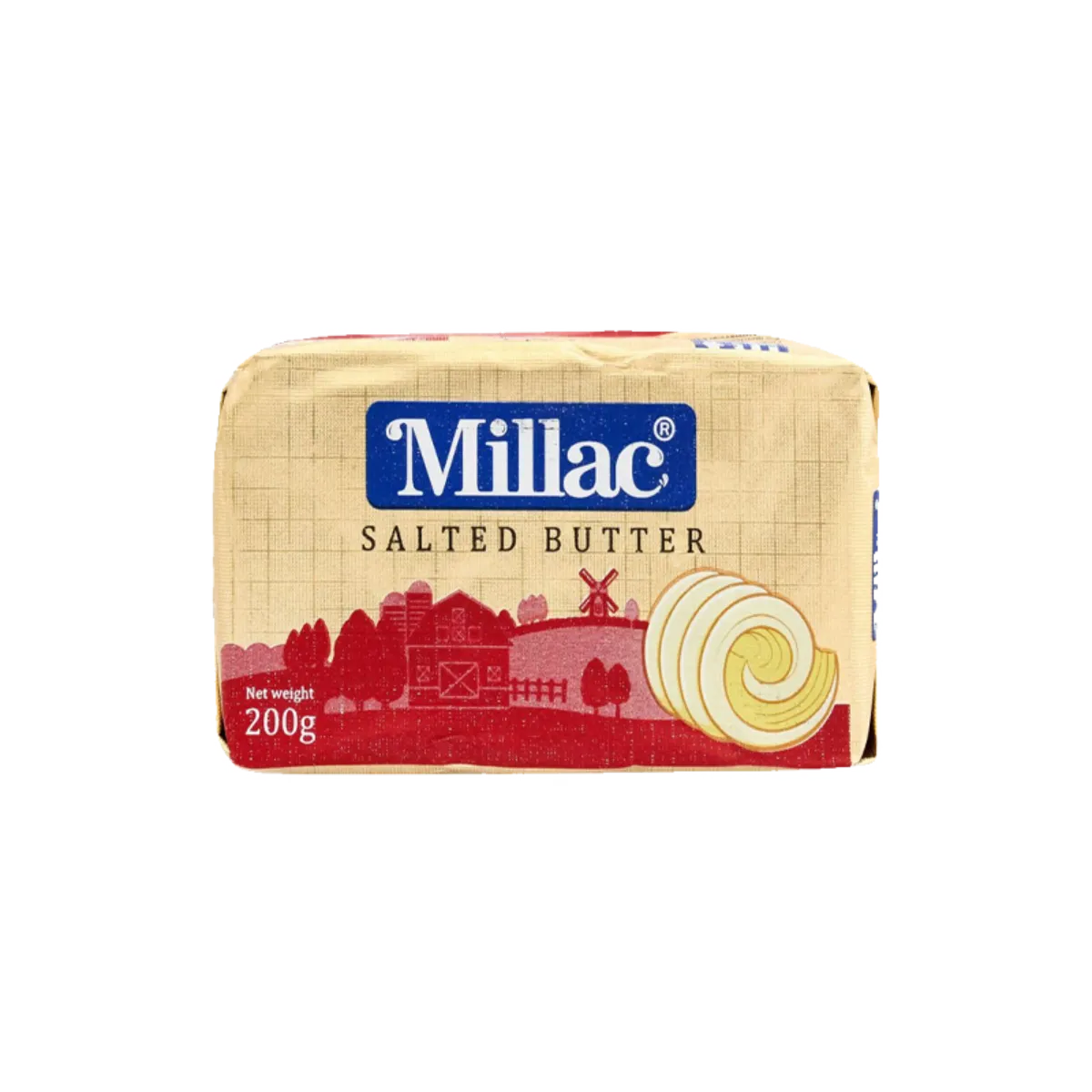 Millac Butter Salted Yellow 200g