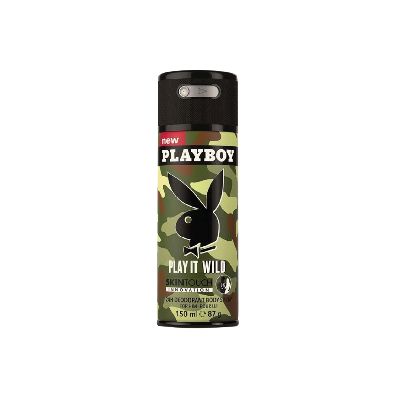 Playboy Play It Wild Deodorant for Men 150ml