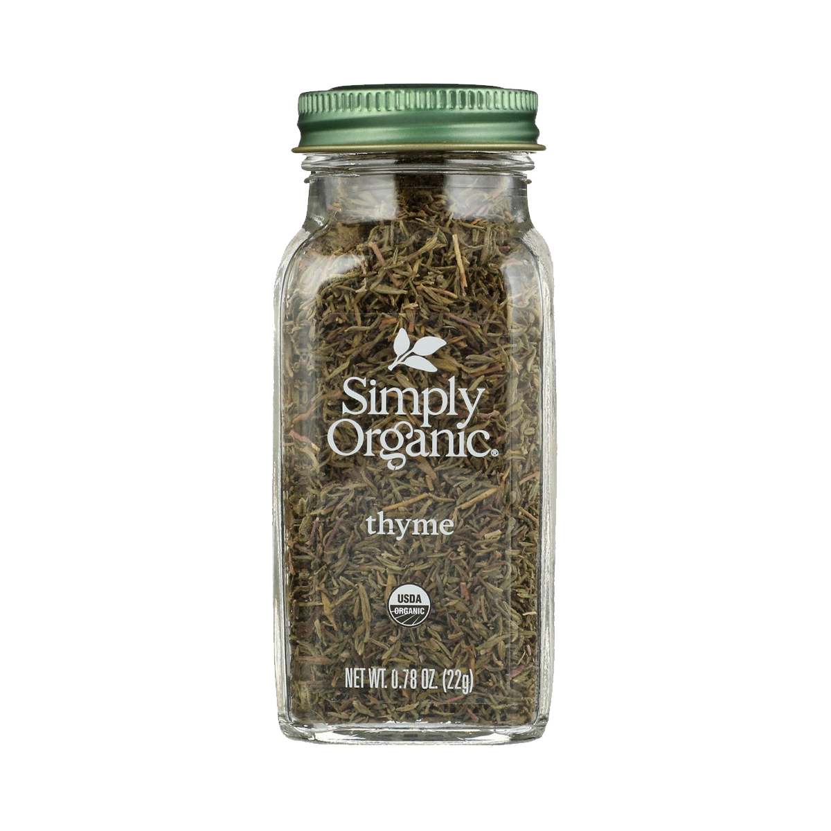 Simply Organic, Thyme Leaf Whole Fancy Grade, Case Of 6, .78 oz