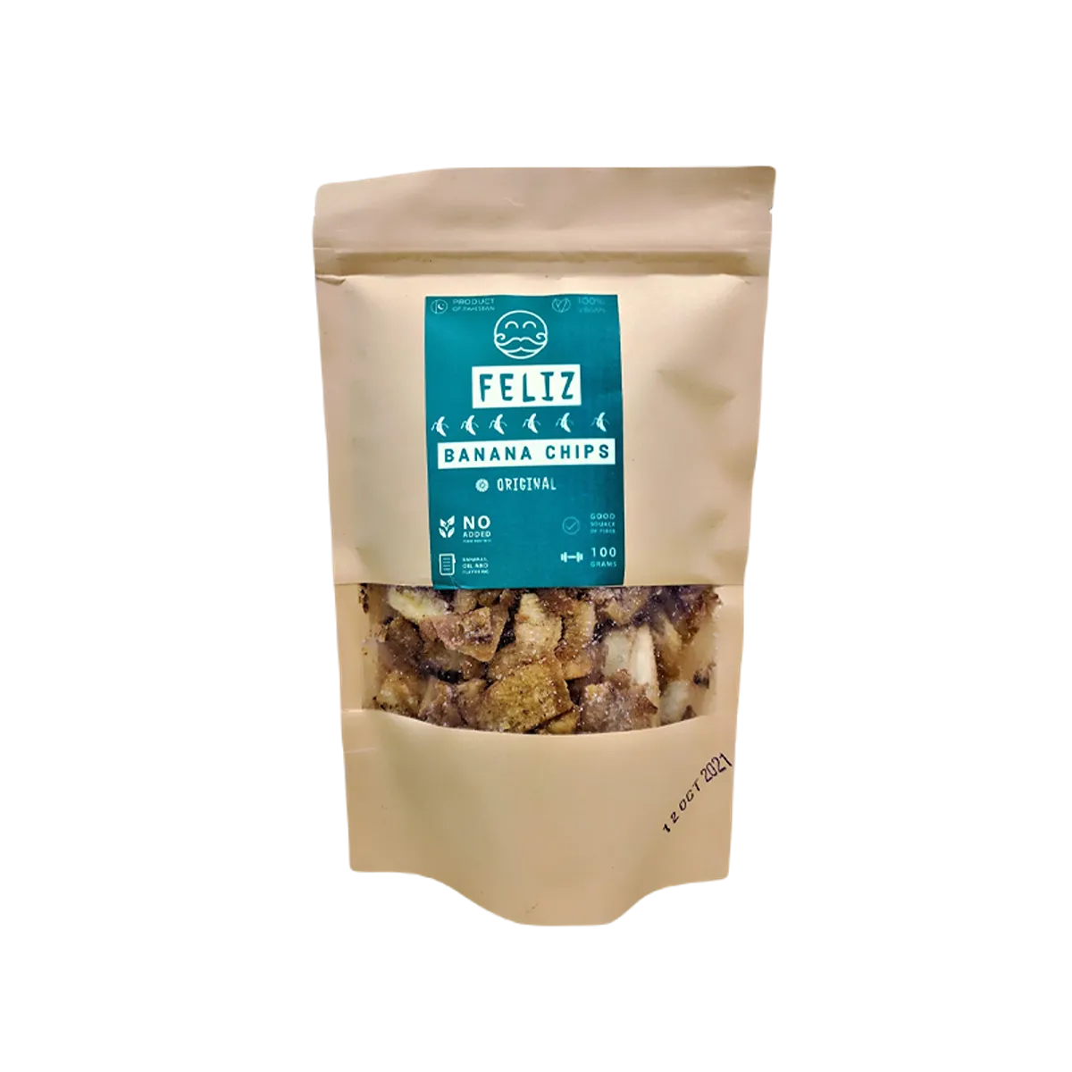Feliz Banana Chips Original Sweet 100g