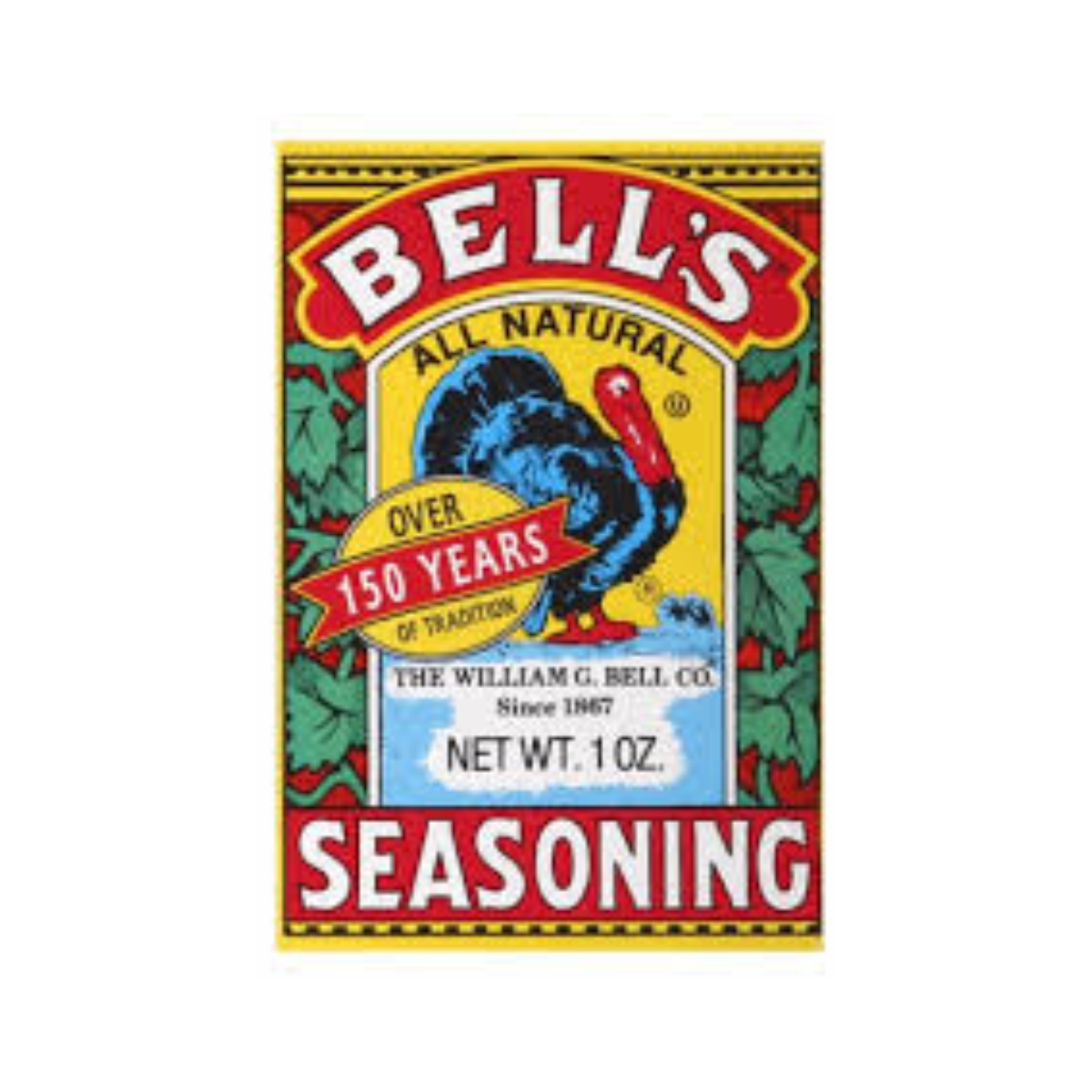 Bell's, All Natural Seasoning, Case Of 24, 1 oz