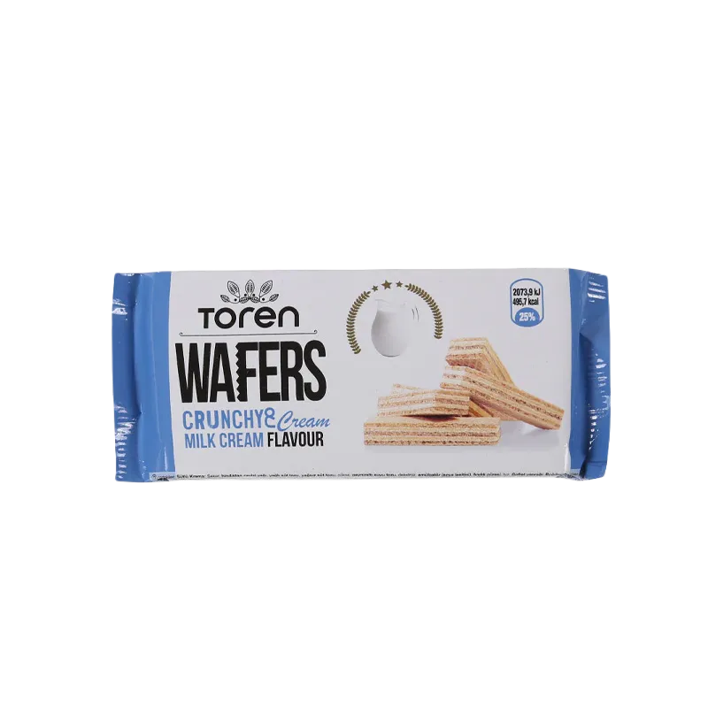 Toren crunchy & cream milk cream flavour wafers 52g