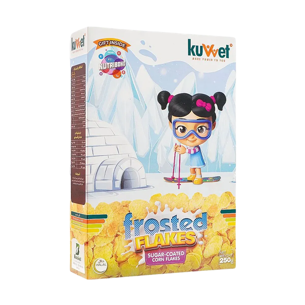 Kovvet Frosted Corn Flakes Sugar Coated 250G