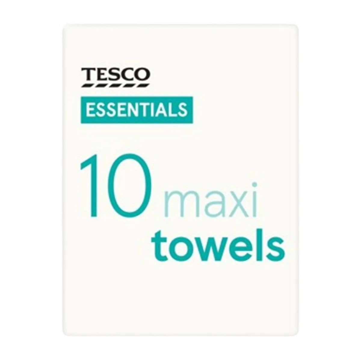 Tesco Essentials Maxi Towels 10s