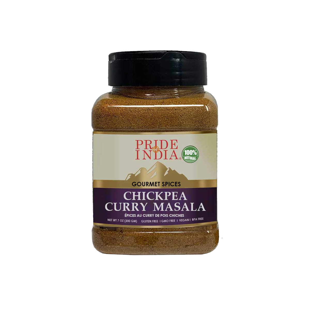 PRIDE OF INDIA Chickpea Curry Masala  - Case of 6 - 1.7 oz
