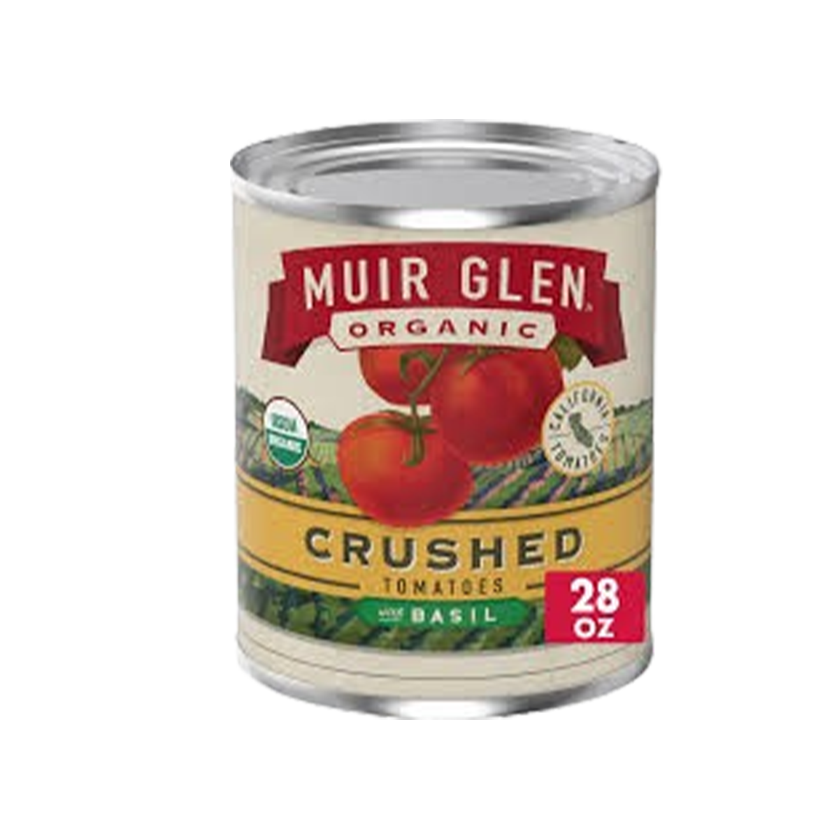 Muir Glen, Organic Crushed Tomatoes With Basil, Case Of 12, 28 oz